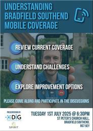 Understanding Bradfield's mobile coverage - Tuesday 1st July